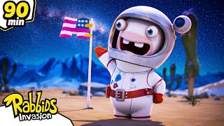 Download lagu The Rabbid Race to the Moon! 🤣🚀 Rabbids Invasion 🐰 Full Episodes mp3