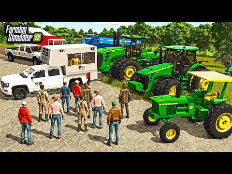 AUCTION DAY! LOCAL FARMER RETIREMENT AUCTION & RECORD PRICES! (REAL AUCTIONEER) | FS25