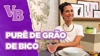 PURÊ de GRÃO-DE-BICO com MINI CENOURAS glaciadas - Você Bonita (16/09/2024)