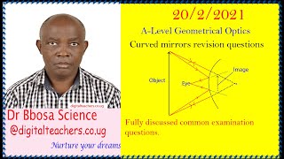 Concave and convex mirror revision questions