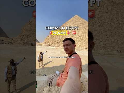Most Common Scams In Egypt 🇪🇬 (New Art Scam) 😧 #egypt #travelscam #cairo