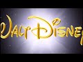 Walt Disney Home Entertainment Logo Blue Black Background Widescreen