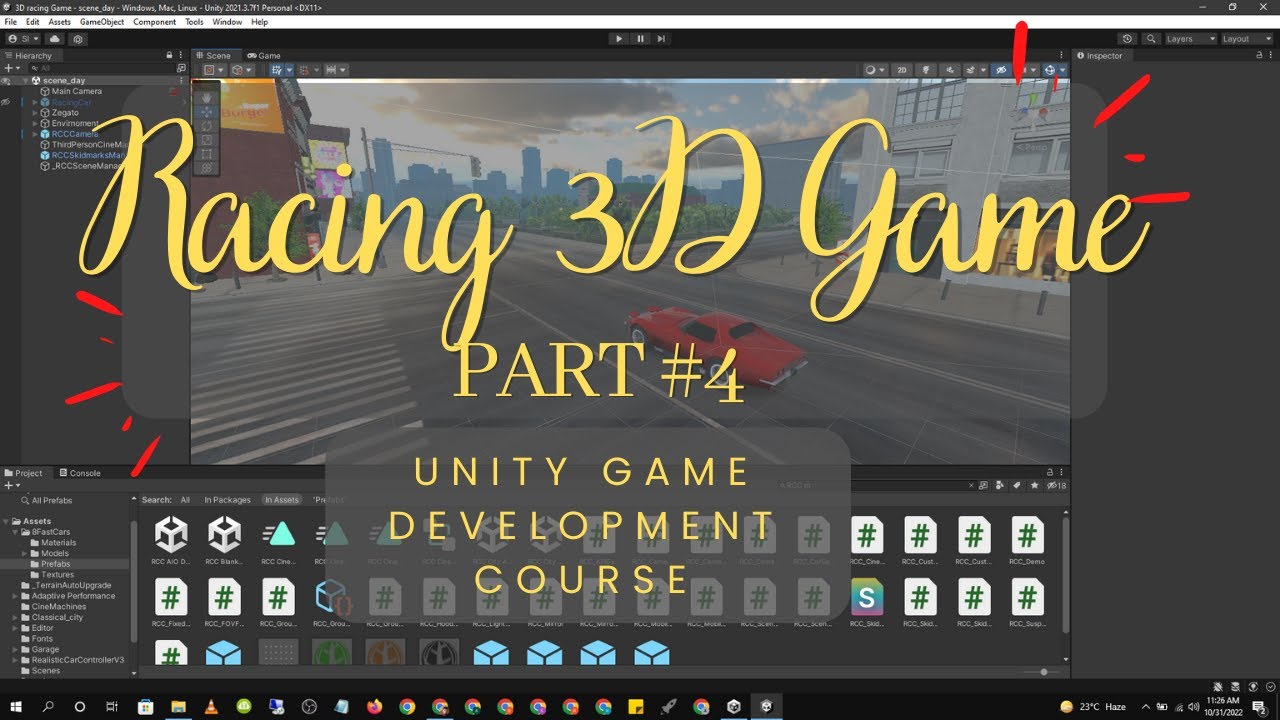 Racing 3D Game Part #4 || Unity Game Development Basic tutorial || ProCoding