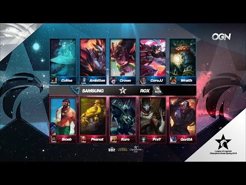 SSG vs ROX Game 3 Highlights - SAMSUNG GALAXY vs ROX TIGERS - LCK Week 9 - SPRING 2016