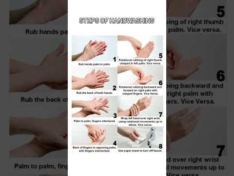 8 proper steps of handwashing | @archanadiaries_12 #nursing #education #cleaning