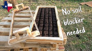 How to Make Soil Blocks | I Made a Wooden Soil Block Tray | Spring 2021