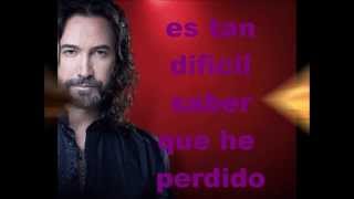 MARCO ANTONIO SOLIS...ACEPTO MI DERROTA... (LETRA)