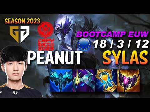 GEN Peanut SYLAS vs YASUO Mid - BOOTCAMP MSI 2023 - EUW Ranked