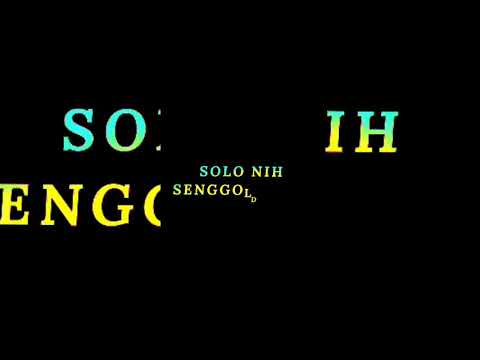 PRESET FOTO SENDIRI SOLO NI SENGGOL DONK🎶