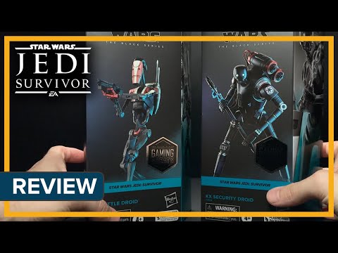 Jedi: Survivor B1 Battle Droid and KX Security Droid Star Wars Black Series Review