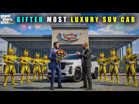 GTA 5 : MICHAEL GIFTED MOST EXPENSIVE CAR TO LESTER || BB GAMING