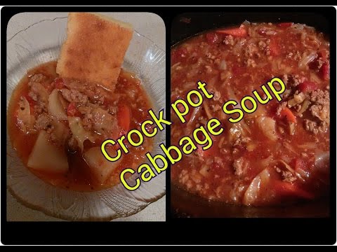 Cabbage soup ( crock pot)
