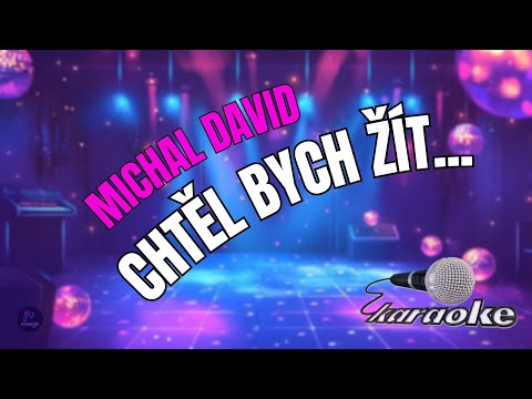???? Michal David – Chtěl bych žít, tak jak se má | Karaoke s textem ????