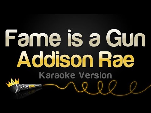 Addison Rae - Fame is a Gun (Karaoke Version)