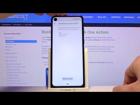 How to reset network settings on Motorola One Action - reset Wi-Fi and Bluetooth