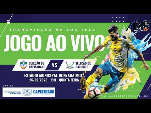 AO VIVO: CAPISTRANO X BATURITÉ | FUTEBOL MASCULINO | JOGO TREINO | METV