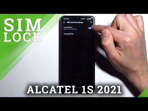 How to Remove SIM PIN from SIM Card in ALCATEL 1S 2021 – Disable SIM PIN