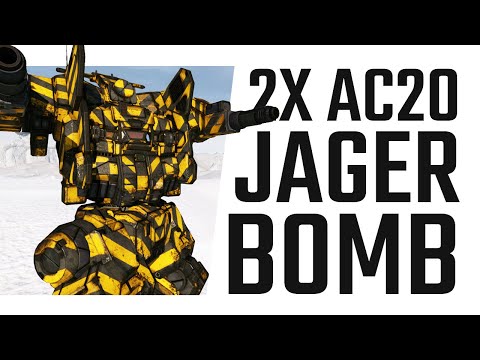 Dual AC20 Jager Bomb - Mechwarrior Online The Daily Dose #1260