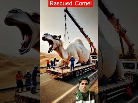 #shortsPregnant White Camel recover by doctor's #humanity #desertcamel QQ #camel  #animals ##rescue