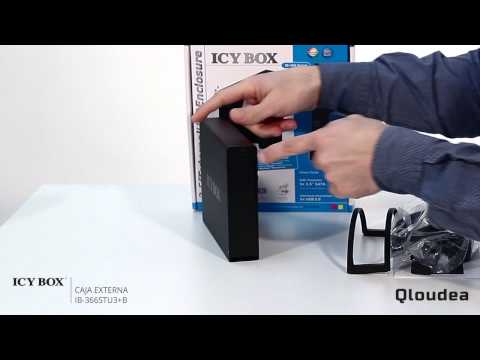IcyBox IB-366STU3-B - Caja externa 3.5", función UASP - USB3.0