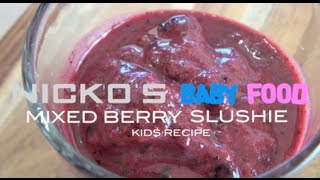 MIXED BERRY SLUSHIE - Kids Recipe