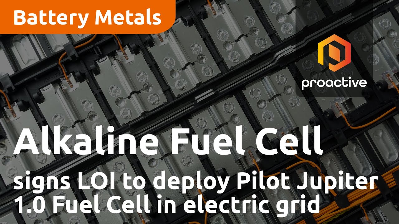 Alkaline Fuel Cell Power signs symbolic LOI to deploy Pilot Jupiter 1.0 Fuel Cell in electric grid