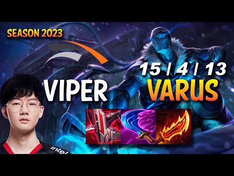 HLE Viper VARUS vs EZREAL ADC - KR Ranked