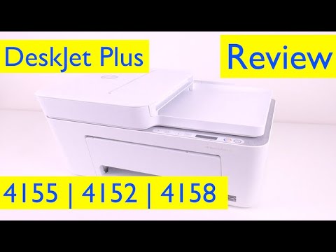 HP DeskJet Plus 4155 | 4152 | 4158 All-in-one Wireless Printer Review