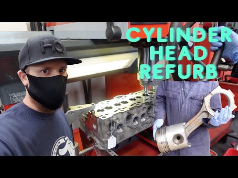 VW T5 'Restoration' Ep17 Cylinder Head Refurbishment 1.9 TDI AXB Transporter Pressurised Coolant