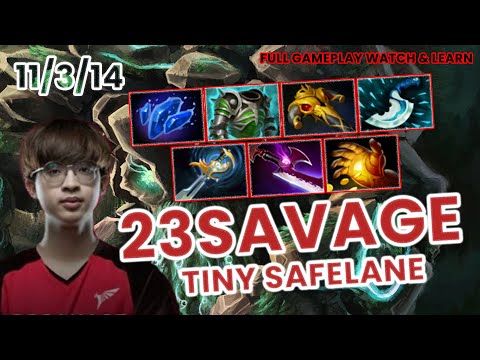 23savage Tiny Gameplay - Dota 2 Patch 7.31b Full Gameplay