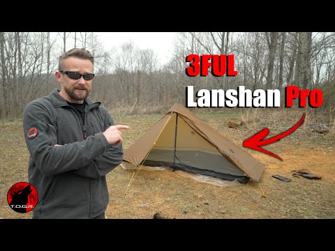 Budget Friendly - 3F UL 2022 Gear Lanshan 1 Pro Tent - First Look and Thoughts