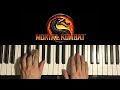 How To Play MORTAL KOMBAT Theme Song PIANO TUTORIAL LESSON