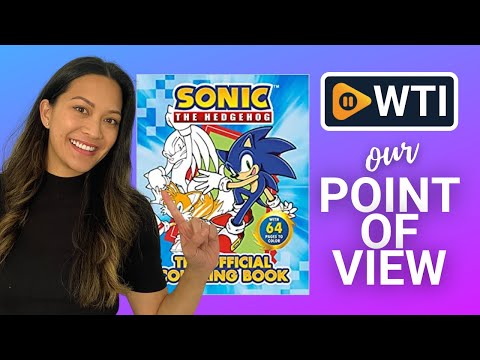 Sonic the Hedgehog Coloring Books - WTI product video review