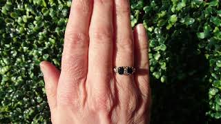 An antique Sapphire and Diamond ring