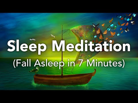 Guided Sleep Meditation, Fall Asleep In Minutes Spoken Sleep Meditation With Water Sound for Sleep