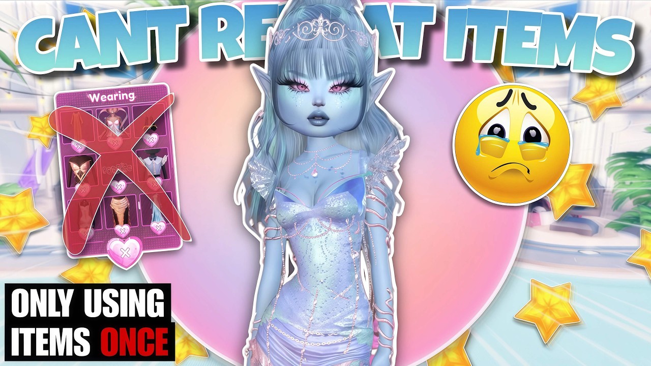 *CANT* Repeat ANY Items In Dress To Impress!! (Roblox)