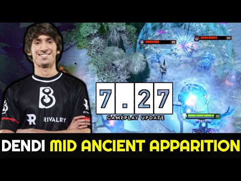 DENDI 7.27 Mid Ancient Apparition with Beautiful Ulti Plays Dota 2