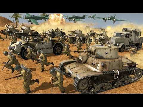 Largest ITALIAN ARMY Charge of WW2! - Call to Arms: Gate of Hell Battle Simulator
