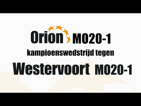 Orion MO20-1 vs Sc Westervoort MO20-1 (31 mei 2025)