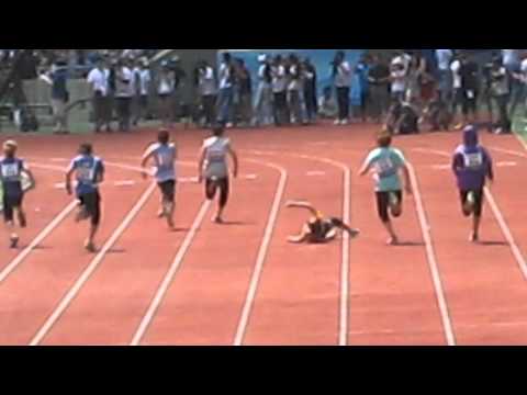 110827 Onew, Mir, Sungmin 100m sprint