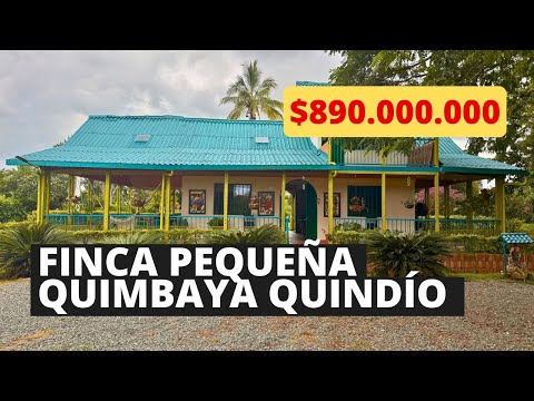 Finca pequeña en venta Quimbaya Quindío Ubicada en zona turística 