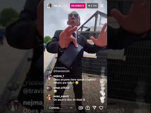 Boris becker et son pote s’introduit dans le défilé de Dior ou ya Travis scoot