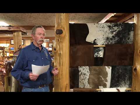 YouTube video about: How to tell if cowhide rug is real?