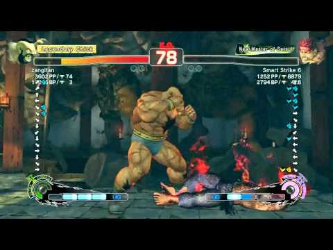SSF4 AE Zangief (zangitan) vs Evil Ryu (Smart Strike 6) Xbox LIVE Japanese Ranking Match