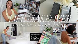 LIFE MAKEOVER VLOG: Healthy Habits, Budget with Me, Getting Organized (+ Red Light Mask Giveaway!)