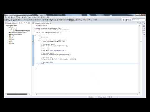Get Page Title Using Selenium Java Webdriver