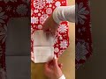 🎅🏻 How to make a gift bag. Easy way to wrap awkward shapes. #gifting #wrapping #Christmas #giftideas