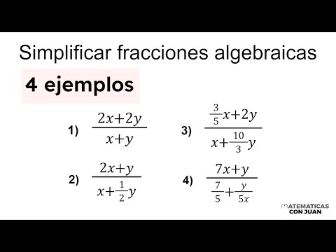 CÓMO SIMPLIFICAR FRACCIONES ALGEBRAICAS DIFÍCILES. 4 Ejercicios.
