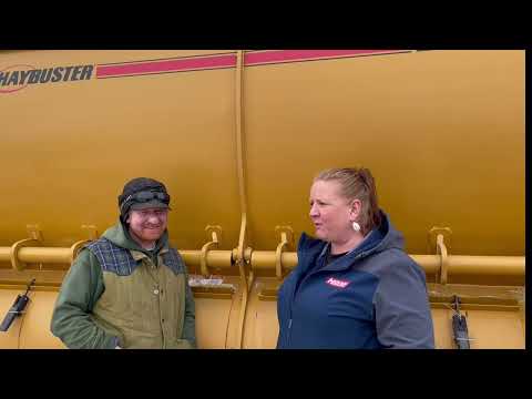 A Haybuster 2800 Demo at Gaugler Angus