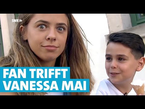 Schlager Sängerin Vanessa Mai überrascht den 11-jährigen Miguel Gaspar